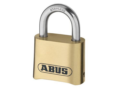 ABUS Mechanical 32074 180IB/50 50mm Brass Body Combination Padlock (4-Digit) Carded