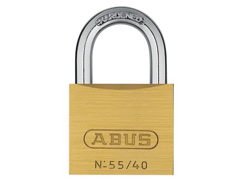 ABUS Mechanical 02856 55/40mm Brass Padlock