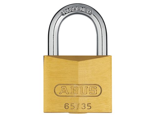 ABUS Mechanical 02833 65/35mm Brass Padlock