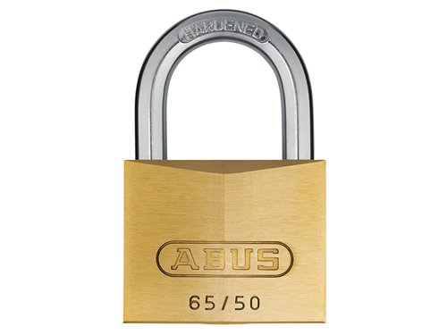 ABUS Mechanical 12553 65/50mm Brass Padlock Keyed Alike 6512