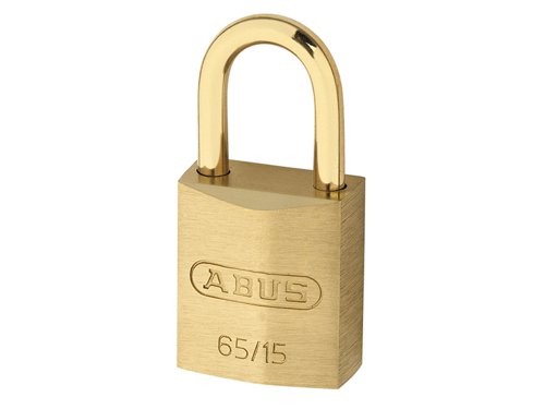 ABUS Mechanical 35146 65MB/15mm Solid Brass Padlock Carded