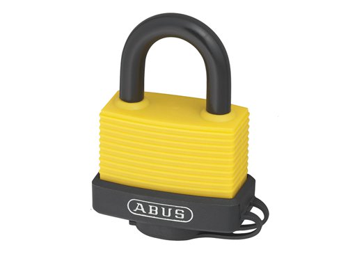 ABUS Mechanical 49969 70AL/45mm Aluminium Padlock Yellow Keyed Alike 6401