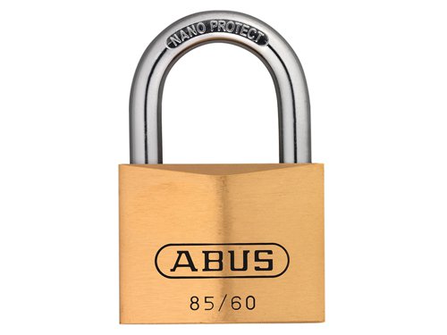 ABUS Mechanical 02493 85/60mm Brass Padlock Keyed Alike 2703