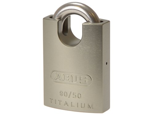 ABUS Mechanical 56991 90RK/50mm TITALIUM™ Padlock Closed Shackle Keyed Alike 2745