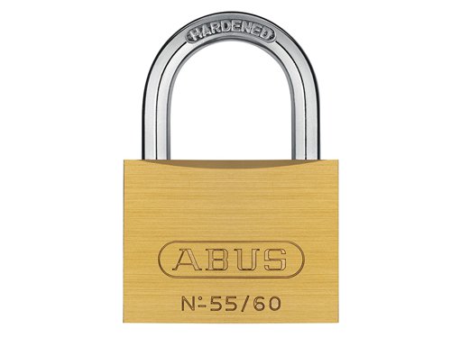 ABUS Mechanical 02877 55/60mm Brass Padlock Keyed Alike 5601