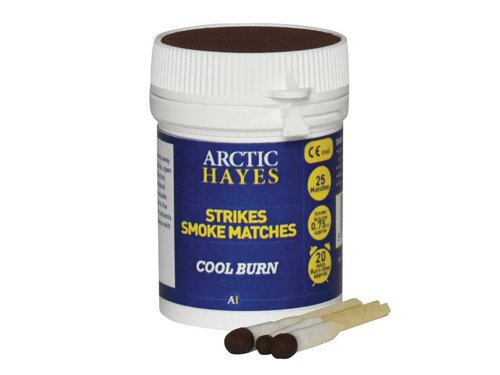 Arctic Hayes 333000 'Strikes' Smoke Matches (Tub 25)