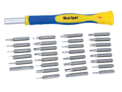 BlueSpot Tools 12612 Precision Driver Set, 31 Piece