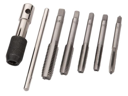 BlueSpot Tools 22300 Tap Set (M6-M12), 6 Piece