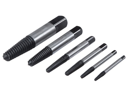 BlueSpot Tools 22304 Screw Extractor Set, 6 Piece