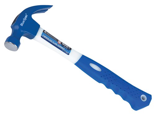 BlueSpot Tools 26147 Claw Hammer Fibreglass Shaft 570g (20oz)