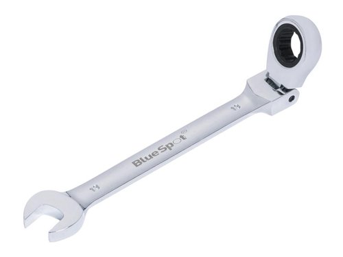 BlueSpot Tools 5107 180° Flexible Head Ratchet Spanner 13mm