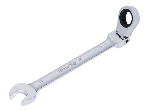 BlueSpot Tools 5115 180° Flexible Head Ratchet Spanner 19mm