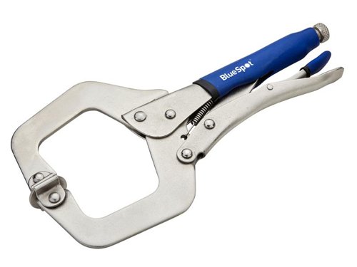 BlueSpot Tools 6531 Locking C-Clamp with Swivel Pads 280mm (11in)