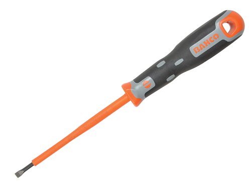 Bahco 033.035.100 Tekno+ VDE Screwdriver Slotted Tip 3.5mm x 100mm