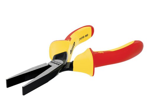 Bahco 2421 S-160 2421S ERGO™ Insulated Flat Nose Pliers 160mm (6.1/4in)