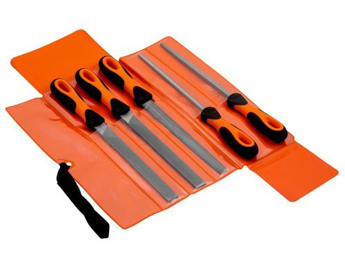 Bahco 1-478-08-1-2 200mm (8in) ERGO™ Engineering File Set, 5 Piece