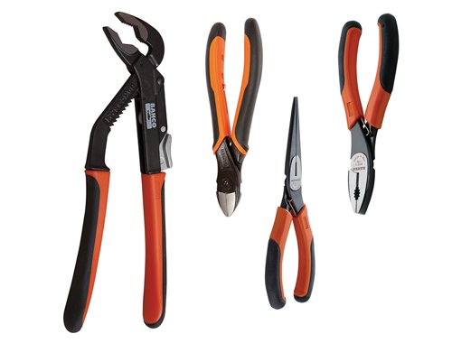 Bahco 9897 9897 Plier Set, 4 Piece