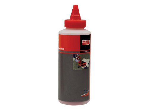 Bahco CHALK-RED Marking Chalk Pour Bottle Red 227g