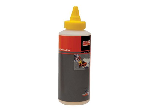 Bahco CHALK-YELLOW Marking Chalk Pour Bottle Yellow 227g