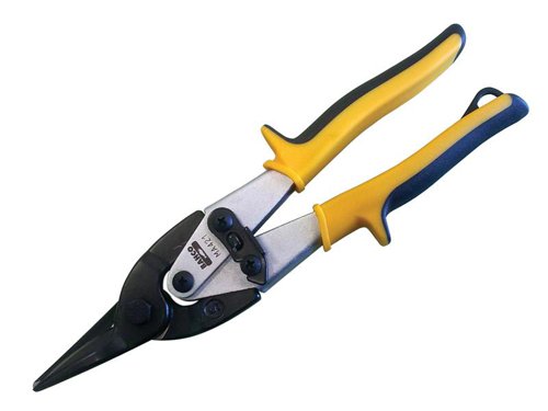 Bahco MA421 MA421 Yellow/Blue Aviation Compound Snips Straight Cut 250mm (10in)