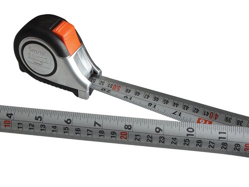Bahco MTS-5-25-E MTS Reversible Magnetic Tip Auto Pocket Tape 5m/16ft (Width 25mm)