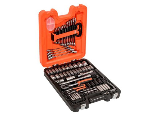 Bahco S106 S106 Socket & Spanner Set of 106 AF & Metric 1/4 & 1/2in Drive