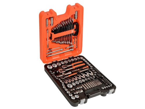 Bahco S138 S138 Socket Set of 138 Metric & AF 1/4in 3/8in & 1/2in Drive