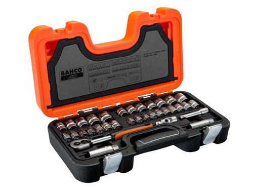 Bahco S380 S380 Socket Set of 38 Metric 3/8in Drive