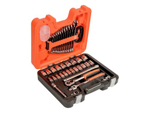 Bahco S400 S400 Socket & Spanner Set of 40 Metric 1/2in Drive