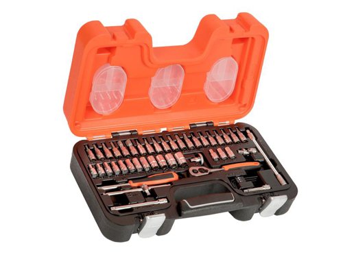 Bahco S460 S460 Socket Set of 46 Metric 1/4in Drive
