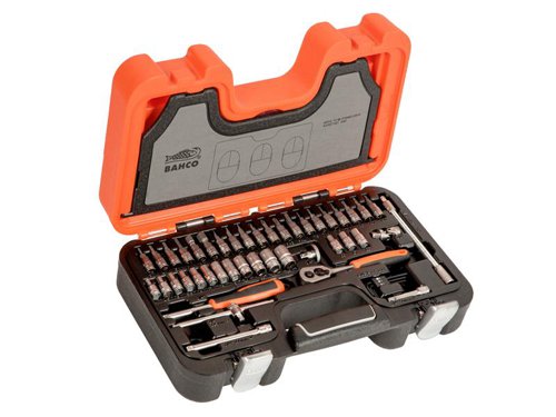 Bahco S460 S460 Socket Set of 46 Metric 1/4in Drive
