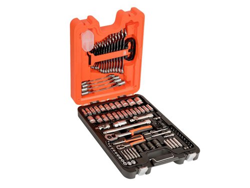 Bahco S87+7 S87+7 Socket & Spanner Set of 94 Metric & AF 1/4 & 1/2in Drive