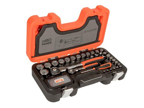 Bahco SW79 SW79 Swivel Socket Set of 79 Metric 1/4in & 1/2in Drive