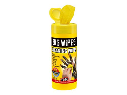 Big Wipes 2019 0000 Cleaning Antiviral Wipes (Tub 40)