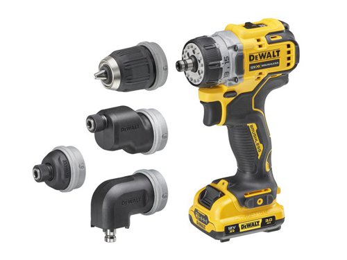 DEWALT DCD703L2T-GB DCD703L2T XR BL Multi-head Drill Driver 12V 2 x 3.0Ah Li-ion