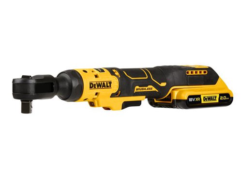 DEWALT DCF512D1-GB DCF512D1 XR 1/2in Open Head Ratchet 18V 1 x 2.0Ah Li-ion