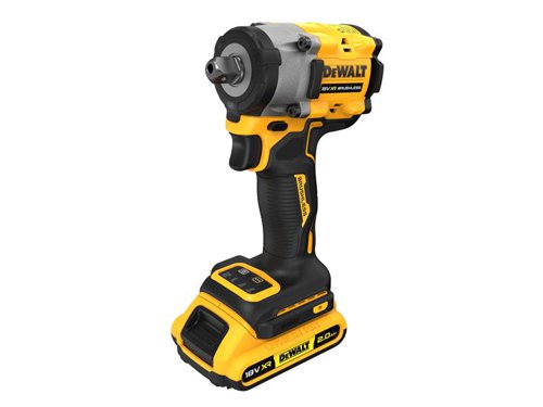 DEWALT DCF922D2T-GB DCF922D2T XR BL 1/2in Impact Wrench 18V 2 x 2.0Ah Li-ion