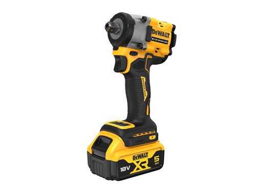 DEWALT DCF922P2T-GB DCF922P2T XR BL 1/2in Impact Wrench 18V 2 x 5.0Ah Li-ion