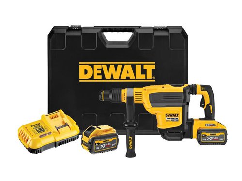 DEWALT DCH614X2-GB DCH614X2 XR FlexVolt SDS Max Hammer Drill 54V 2 x 3.0Ah Li-ion