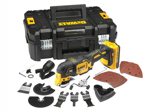 DEWALT DCS355D1-GB DCS355D1 XR Brushless Oscillating Multi-Tool 18V 1 x 2.0Ah Li-ion