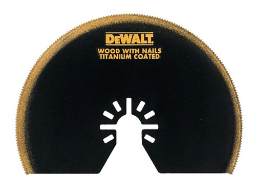 DEWALT DT20709-QZ Multi-Tool Titanium Semi Circle Blade 100mm