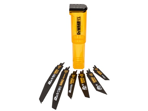 DEWALT DT2440L-QZ DT2440L 2X Life Reciprocating Saw Blade Set, 6 Piece