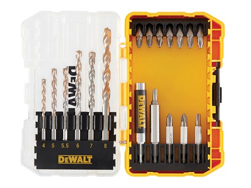 DEWALT DT70712-QZ DT70712 Extreme Masonry Drill Drive Set, 19 Piece