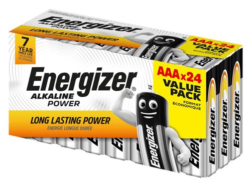Energizer® S18553 AAA Cell Alkaline Power Batteries (Pack 24)