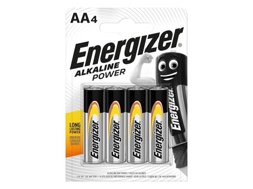 Energizer® S8992 AA Cell Alkaline Power Batteries (Pack 4)