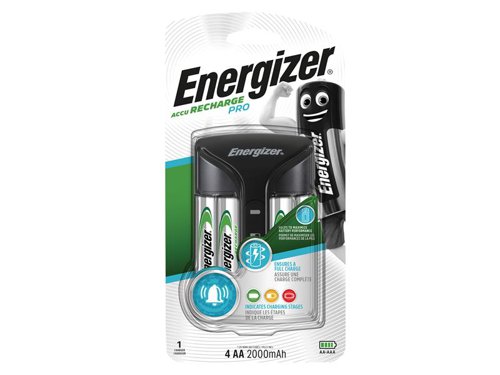 Energizer® S8800 Pro Charger plus 4 x AA 2000 mAh Batteries