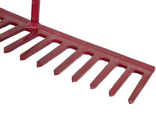 Faithfull RI37-LSTARSH Asphalt Rake 16 Flat Teeth - Tubular Steel Shaft