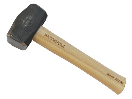 Faithfull 10-153 Club Hammer Contractor's Hickory Handle 1.13kg (2.1/2 lb)