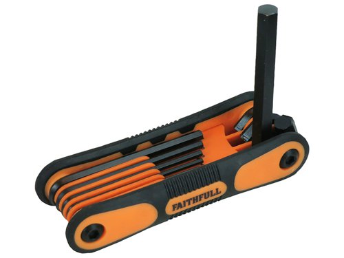 Faithfull  Folding Hexagon Key Set, 8 Piece (1.5-8mm)