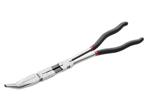 Facom 195.34L Double Jointed Extra Long Half-Round Nose Pliers 45° Angle 340mm